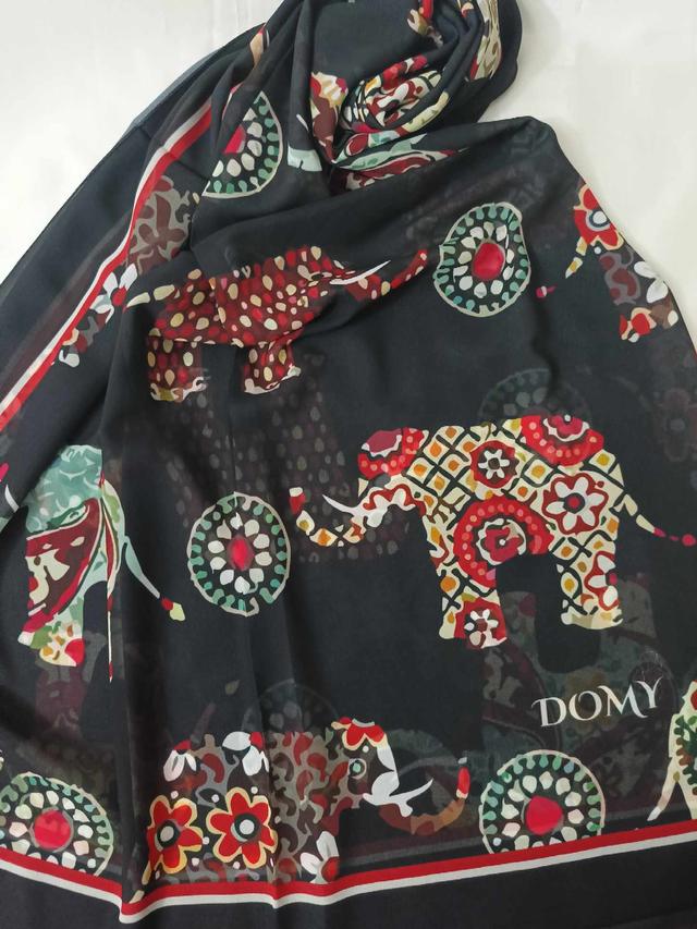 DOMY Multi-Colored Digital Printed Chiffon Hijab