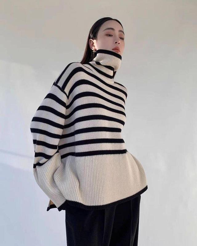 Striped long sleeves Pullover