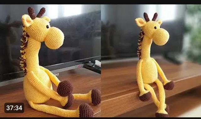 Crocheted Giraffe